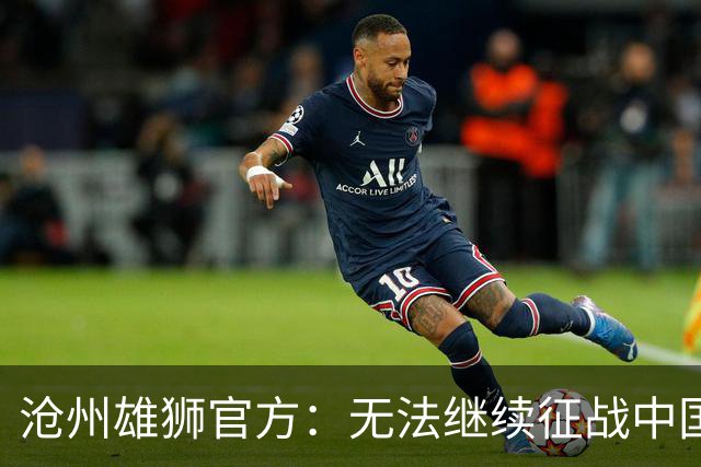 沧州雄狮官方：无法继续征战中国足球职业联赛